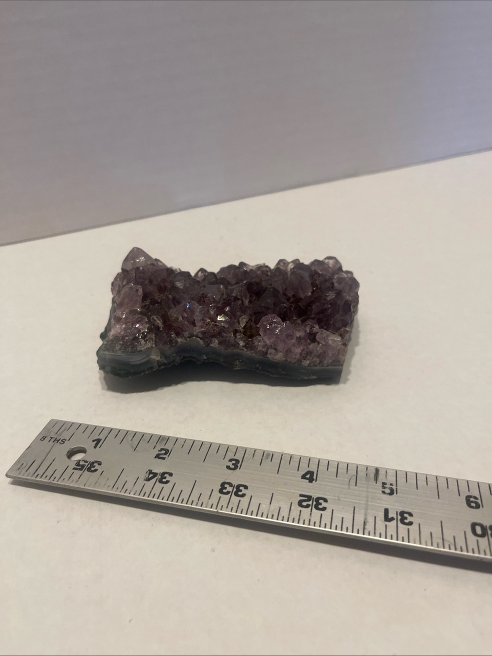 Raw Amethyst Crystal Cluster Deep Purple 308 grams